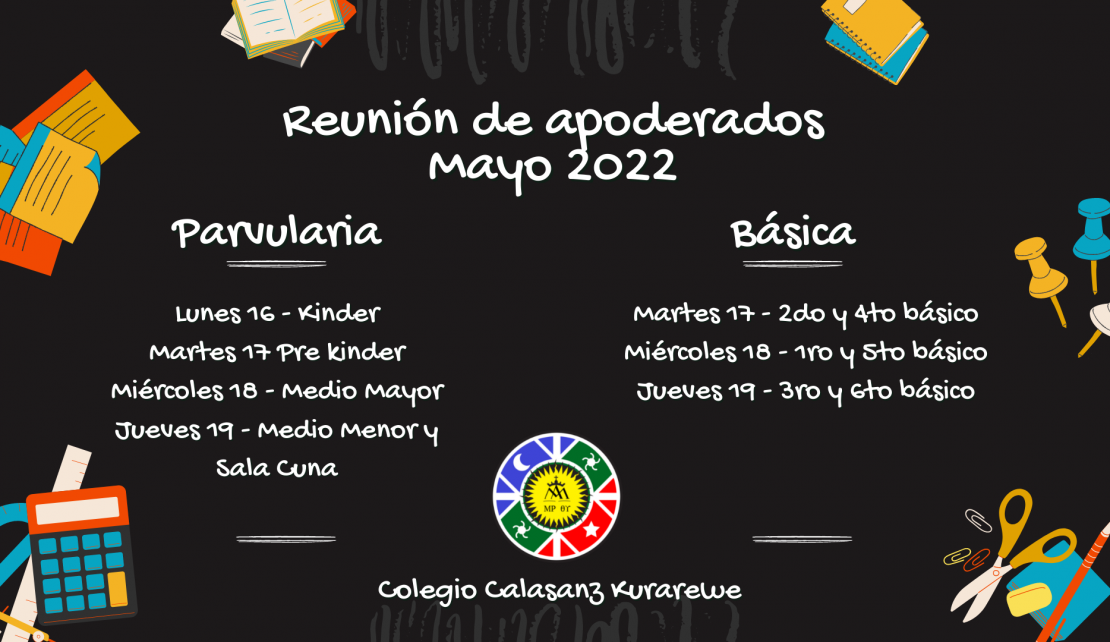 Reunión de apoderados - Mayo 2022